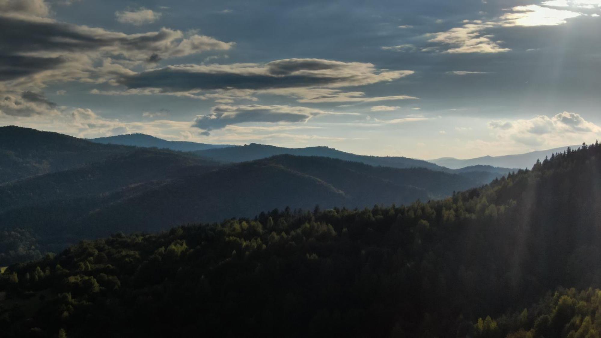 Apartamento Stylowe Beskidy - Luksusowe Domki Z Saunami I Jacuzzi Mutne Exterior foto